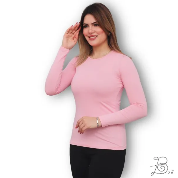 Pull Col Rond Cotton Lycra - B2FWEAR