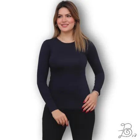 Pull Col Rond Cotton Lycra - B2FWEAR