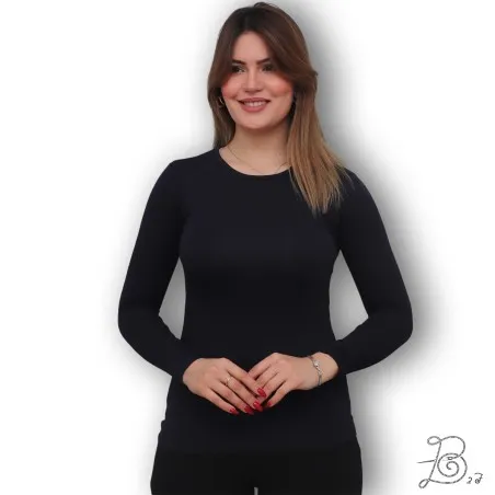 Pull Col Rond Cotton Lycra - B2FWEAR