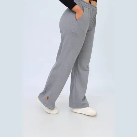 Pantalon Femme Large en Molleton Gratté - B2FWEAR