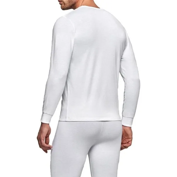 Pack 2 Pulls Manche Longue Coton Blanc Col V - B2FWEAR