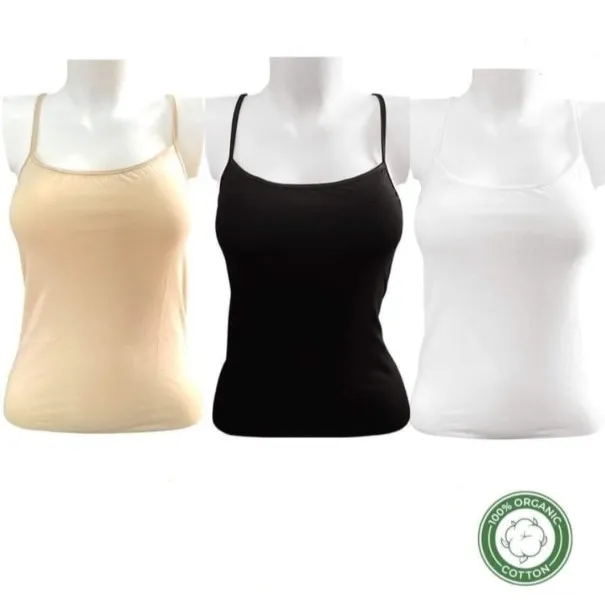 Lot 3 Débardeurs Pour Femme Taille standard Coton lycra - B2FWEAR