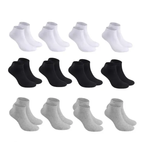 Pack de 12 chaussettes Demi coton - B2FWEAR