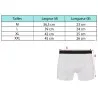Lot de 4 Boxers Homme Coton Stretch Vert Noir Bleu Rouge - B2FWEAR
