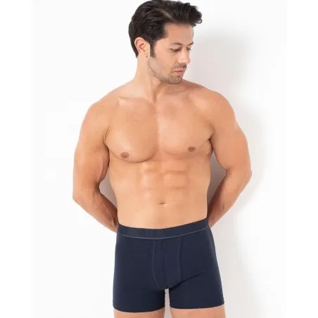Lot de 4 Boxers Homme Coton Stretch Vert Noir Bleu Rouge - B2FWEAR