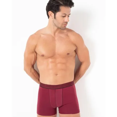 Lot de 4 Boxers Homme Coton Stretch Vert Noir Bleu Rouge - B2FWEAR