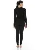 Ensemble sous-vêtement Cotton Thermique pour Femme Noir - B2FWEAR
