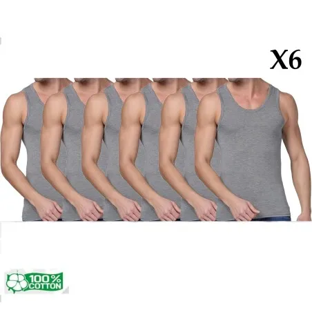 Lot de 6 Débardeurs Pour Homme - B2FWEAR