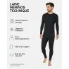 Ensemble Sous Vêtement Cotton Thermique T-Shirt et Pantalon - B2FWEAR