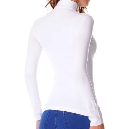 Pull femme col Roulé -Coton - B2FWEAR