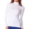 Pull femme col Roulé -Coton - B2FWEAR