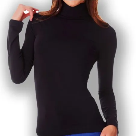 Pull femme col Roulé -Coton - B2FWEAR