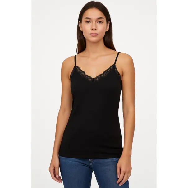 Pack 6 Débardeurs Femme Dentelle -Coton - B2FWEAR