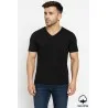 Pack de 3 T-Shirt Col V Noir 100% Coton - B2FWEAR