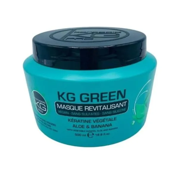 Masque Cheveux KeraGold  GREEN REVITALISANT MASQUE 500ML - KERAGOLD