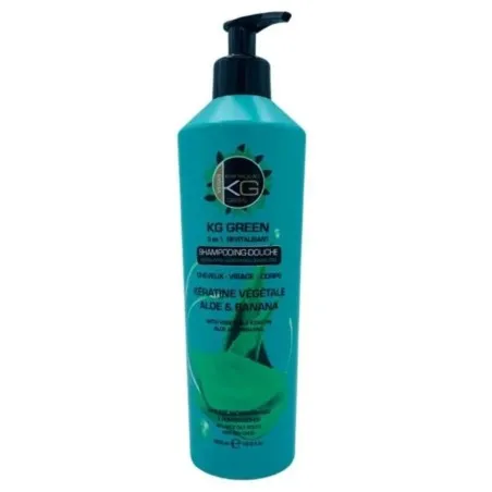 Shampooing KeraGold  KG GREEN KERATINE VEGETALE ALOE ET BANANE - KeraGold