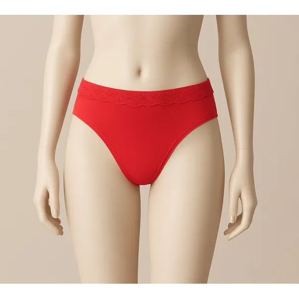 Pack de 6 Slips pour Femme - Mi haute - Coton - B2FWEAR