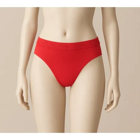 Pack de 6 Slips pour Femme - Mi haute - Coton - B2FWEAR