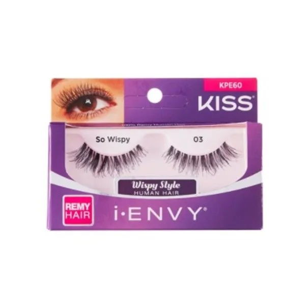 Faux Cils KISS I ENVY SO WISPY 03 LOT DE 2 FAUX CILS - RK-BY KISS