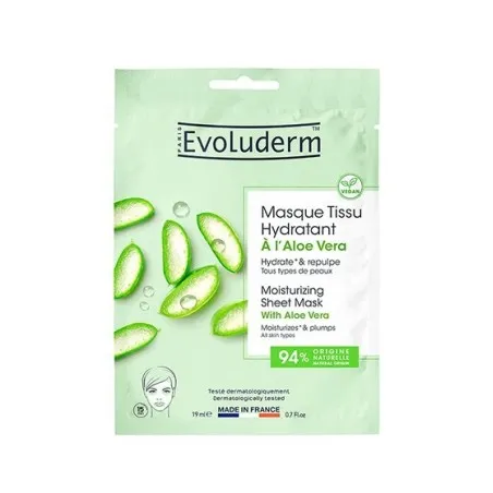 Masque Visage Hydratant evoluderm  À L'ALOE VERA - evoluderm