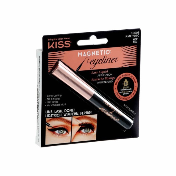 Kit Yeux KISS  EYELINER LIQUIDE MAGNÉTIQUE POUR CILS - RK-BY KISS