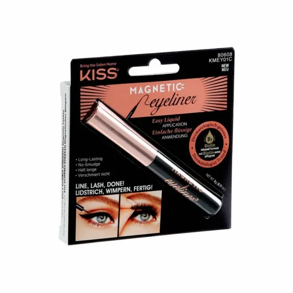 Kit Yeux KISS  EYELINER LIQUIDE MAGNÉTIQUE POUR CILS - RK-BY KISS