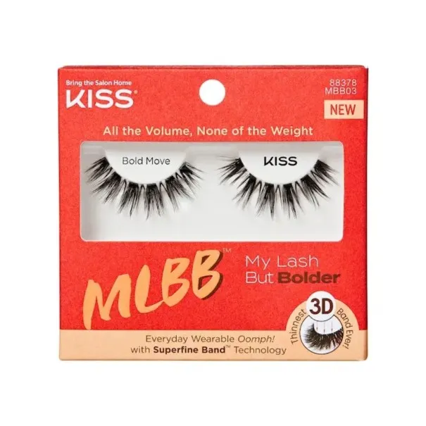 Faux Cils KISS  MY LASH BUT BOLDER - BOLD MOVE - RK-BY KISS