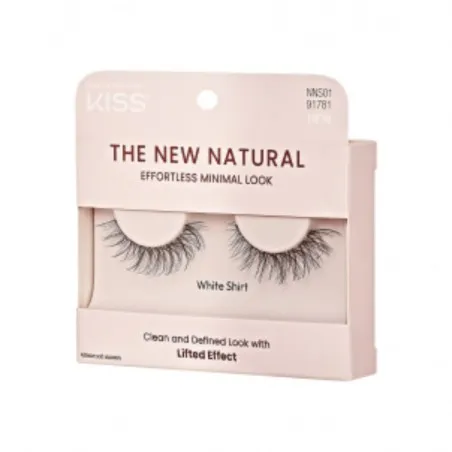Faux Cils KISS  THE NEW NATURAL / WHITE SHIRT - RK-BY KISS