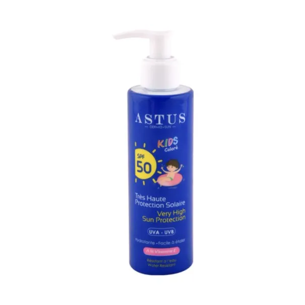 Astus lait solaire kids coloré SPF50 - ASTUS