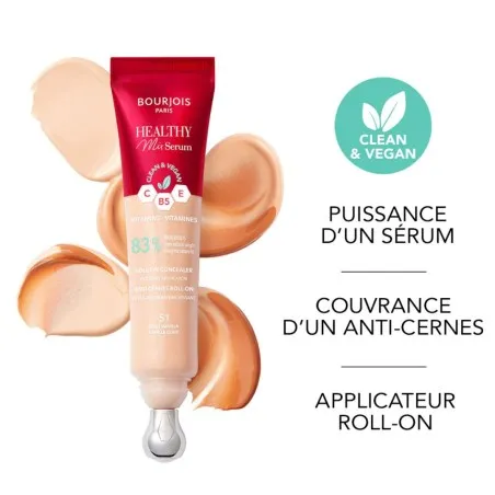 Anti Cerne BOURJOIS -CORRECTEUR LIQUIDE-HEALTHY MIX SERUM - BOURJOIS