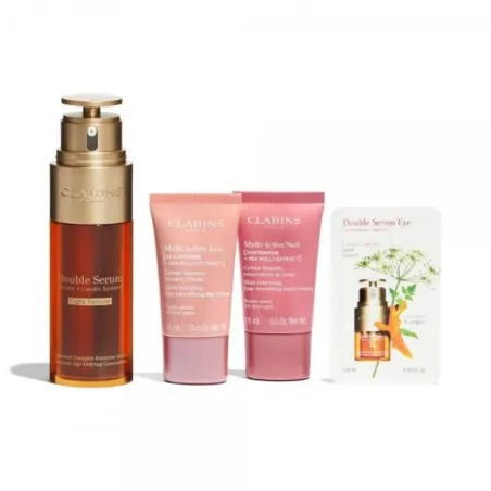 COFFRET DOUBLE SERUM LIGHT TEXTURE & MULTI-ACTIVE - CLARINS