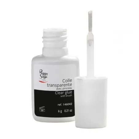 Colle à ongles Peggy Sage  COLLE TRANSPARENTE 15G AVEC PINCEAU - Peggy Sage