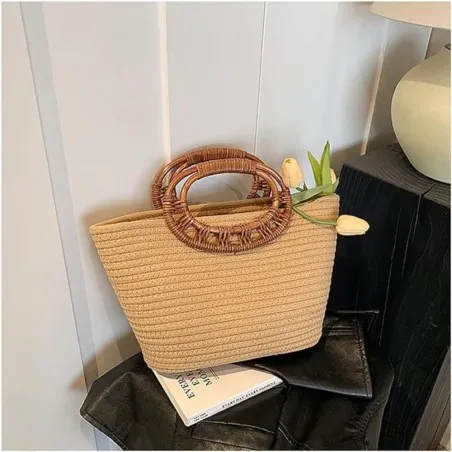 Sac à Main Femme Versse  SAC EN ROTIN - Versse
