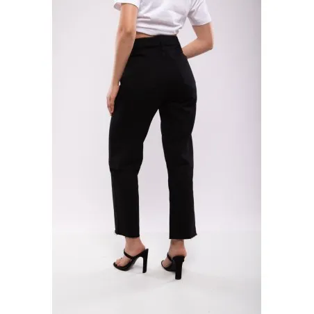 Jean Droit Taille Haute Noir – Billiorich - Billiorich