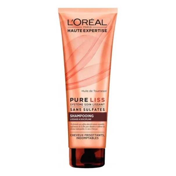 Shampooing L'Oréal  PURE LISS SHAMPOOING LISSAGE ET DISCIPLINE 250ML - L'OREAL