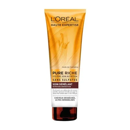 Après Shampoing L'Oréal  PURE RICHE SOIN DÉMÊLANT À L’HUILE DE CAMÉLINE-250 ML - L'OREAL