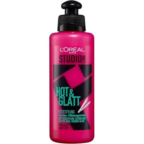 Crème cheveux L'Oréal  L'ORÉAL PARIS STUDIO LINE HOT & GLATT - L'OREAL