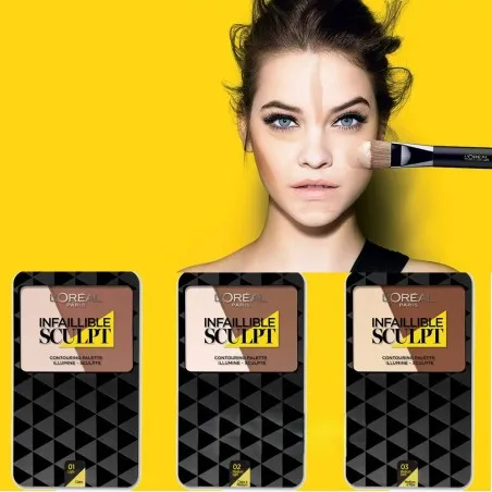 Contouring L'Oréal  PALETTE CONTOURING INFAILLIBLE SCULPT  02 MEDIUM LIGHT - L'OREAL