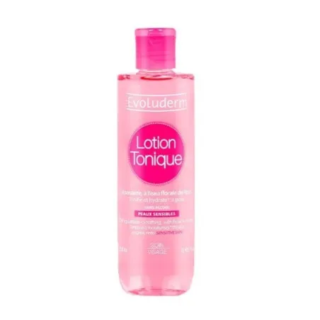 Evoluderm - Lotion tonique apaisante à l'eau florale de rose - 250 ml - evoluderm