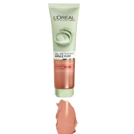 Gel Nettoyant L'Oréal  GEL EXFOLIANT ARGILE PURE ROUGE 150ML - L'OREAL