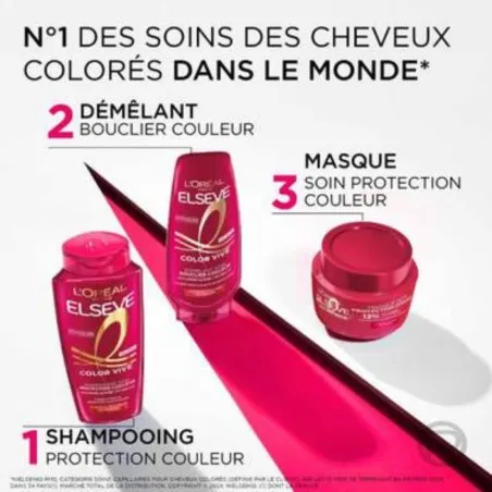 Masque Cheveux L'Oréal  ELSEVE BRIGHT COLOR HAIR MASK 300ML - L'OREAL