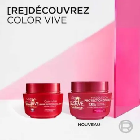 Masque Cheveux L'Oréal  ELSEVE BRIGHT COLOR HAIR MASK 300ML - L'OREAL