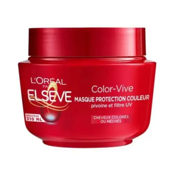 Masque Cheveux L'Oréal  ELSEVE BRIGHT COLOR HAIR MASK 300ML - L'OREAL