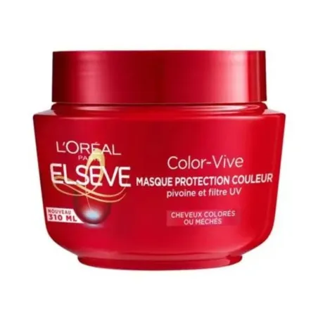 Masque Cheveux L'Oréal  ELSEVE BRIGHT COLOR HAIR MASK 300ML - L'OREAL