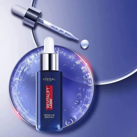 Sérum de visage L'Oréal  REVITALIFT LASER SÉRUM NUIT RÉTINOL PUR - L'OREAL