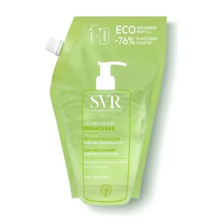 SVR SEBIACLEAR GEL MOUSSANT RECHARGE 400ML - SVR