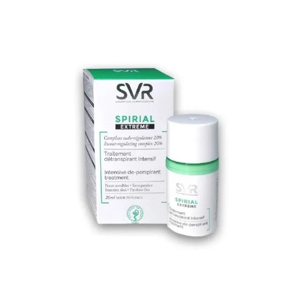 SVR SPIRIAL EXTREME DETRANSPIRANT INTENSIF DEODORANT 20ML - SVR