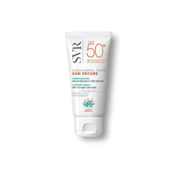 SVR SUN SECURE ECRAN MINERAL TEINTE PEAUX SECHES A TRES SECHES SPF50+ 50ML - SVR