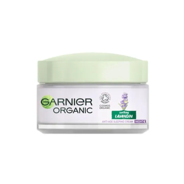 Crème anti-âge Garnier  GARNIER BIO CRÈME DE NUIT ANTI-ÂGE À L'EXTRAIT DE LAVANDIN 50 ML - Garnier