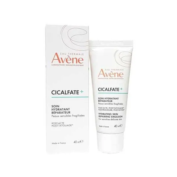 AVENE CICALFATE+ SOIN HYDRATANT REPARATEUR POST ACTE POST TATOUAGE 40ML - AVENE